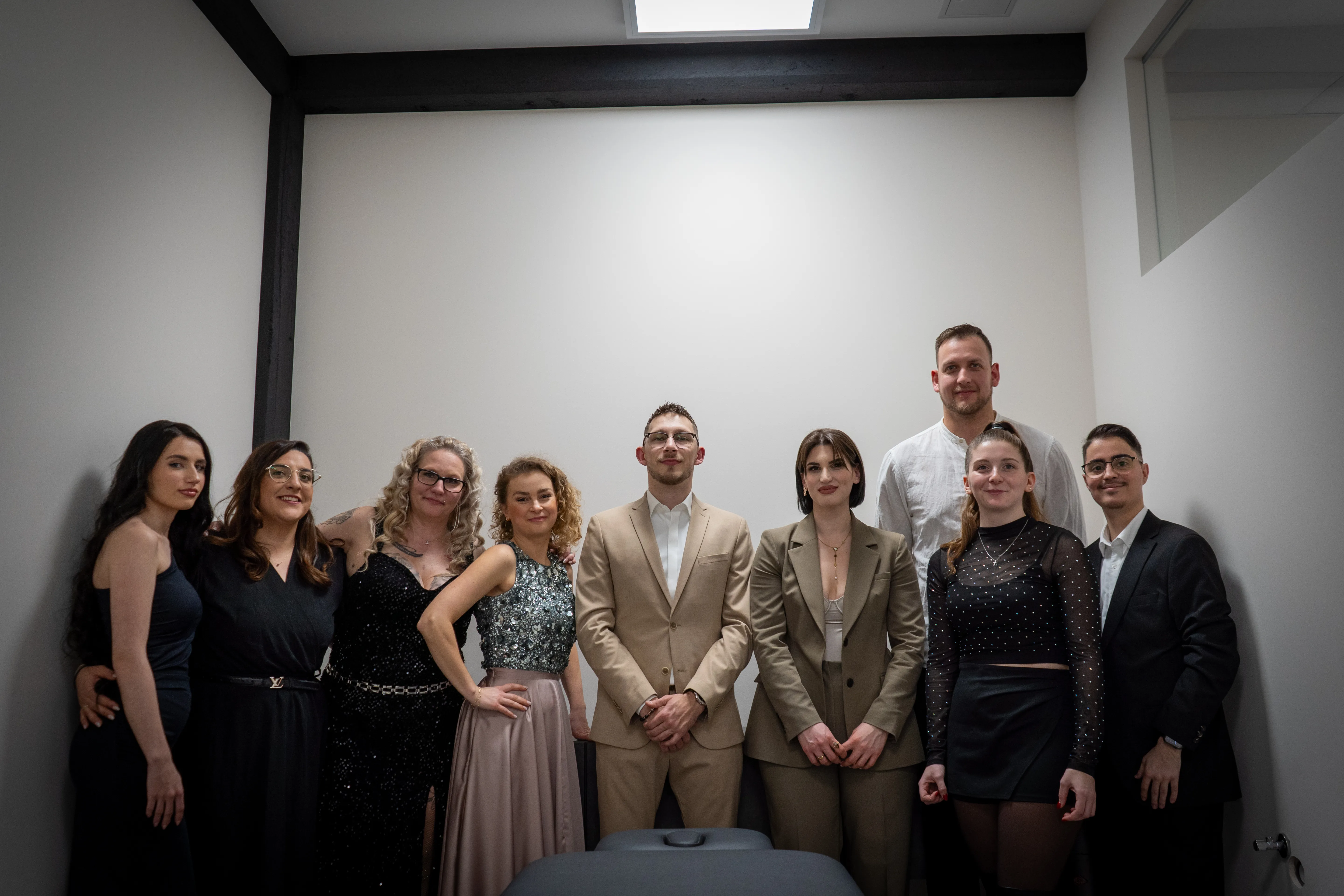 Das BIONIK-Team bei einer Abendveranstaltung